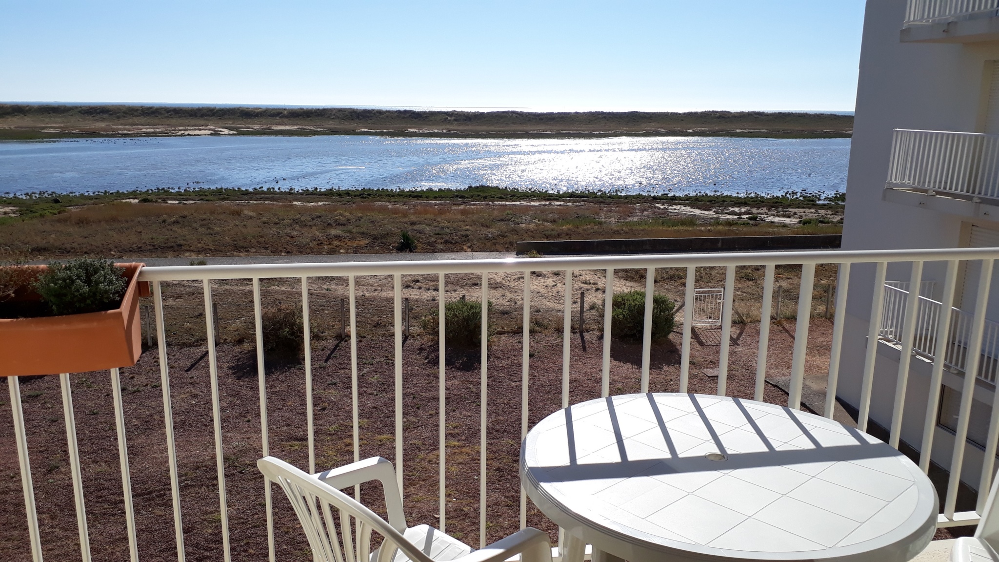 Appartement avec vue sur la lagune et l'Océan